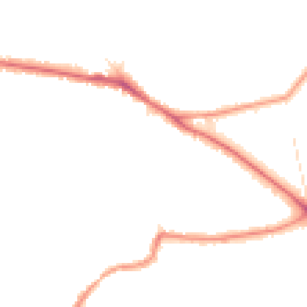 Night-time road noise heatmap for BR1 2QE