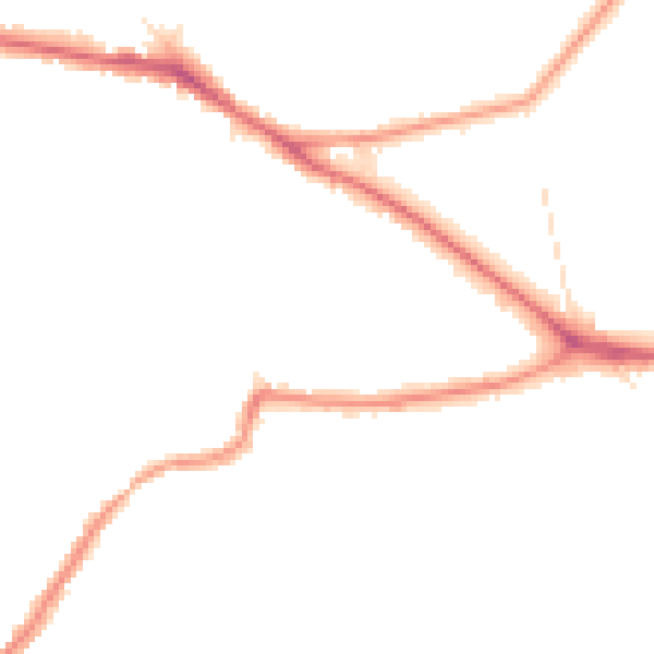 Night-time road noise heatmap for BR1 2QH