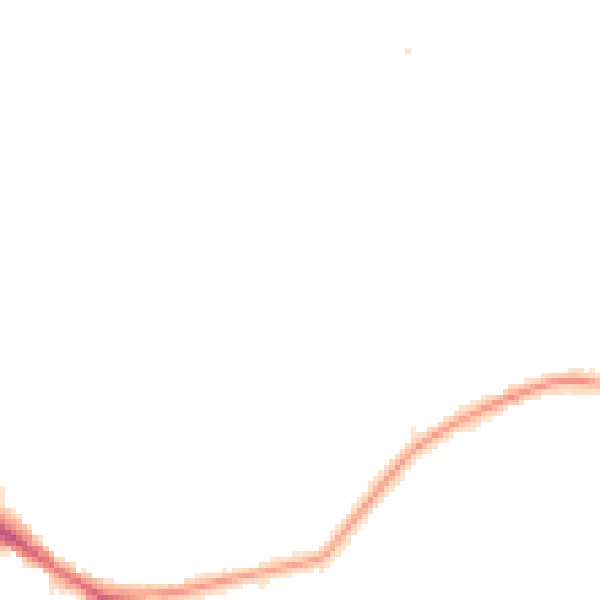 Night-time road noise heatmap for BR1 2SX