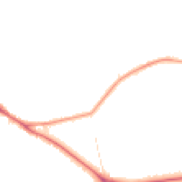 Night-time road noise heatmap for BR1 2WF