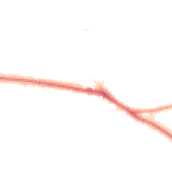 Night-time road noise heatmap for BR1 3AY