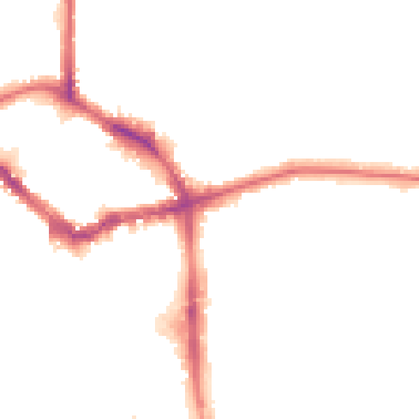 Night-time road noise heatmap for BR1 3BF