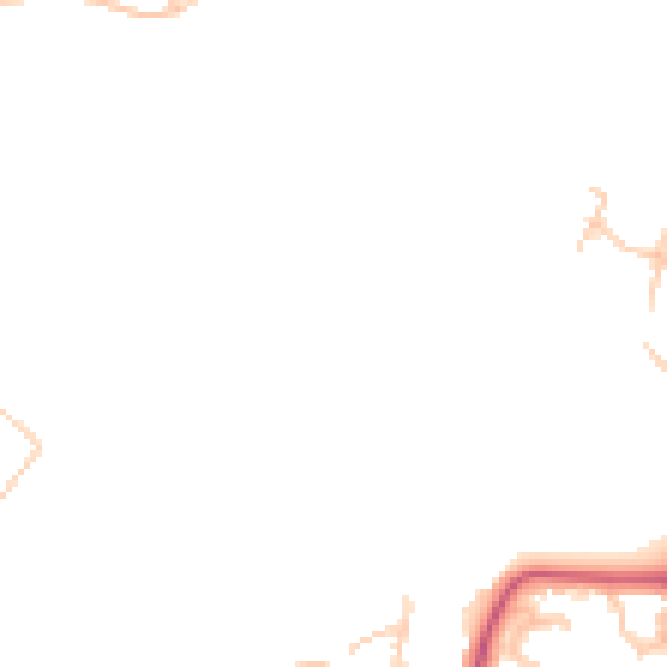 Daytime road noise heatmap for BR1 3FZ