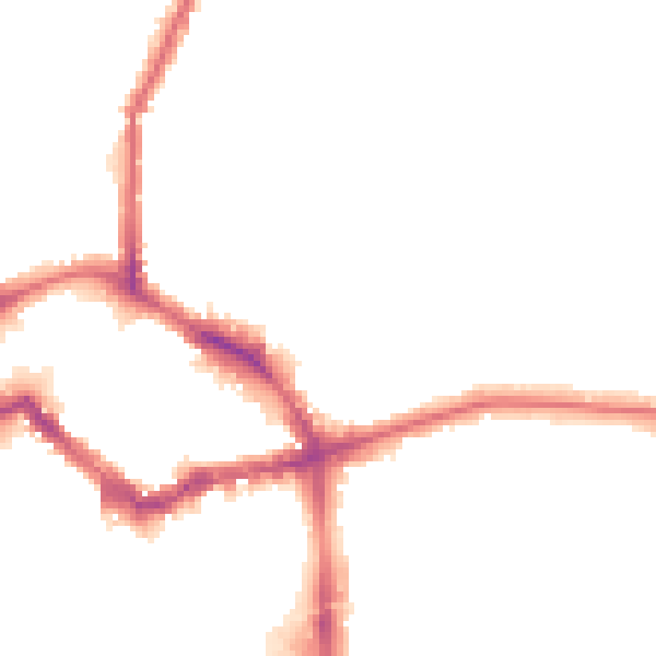 Night-time road noise heatmap for BR1 3HA