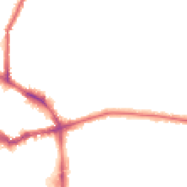 Night-time road noise heatmap for BR1 3HJ
