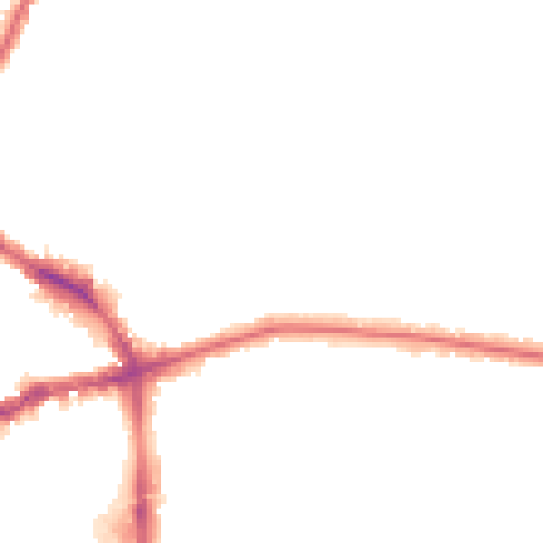 Night-time road noise heatmap for BR1 3HP