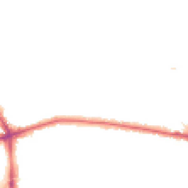 Night-time road noise heatmap for BR1 3HX