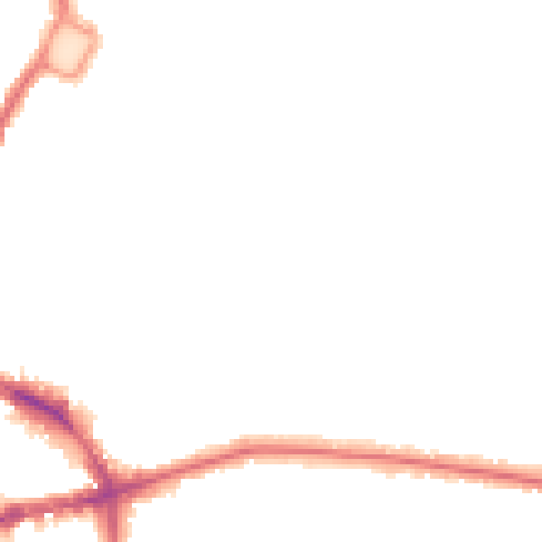 Night-time road noise heatmap for BR1 3JD