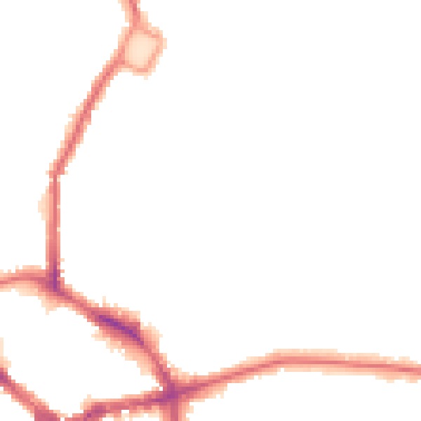 Night-time road noise heatmap for BR1 3JJ