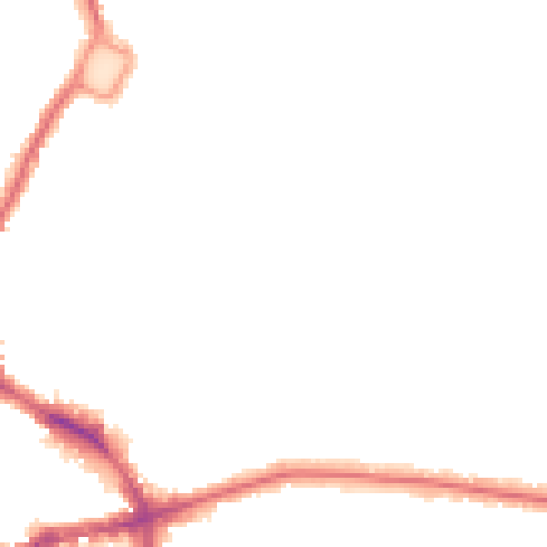 Night-time road noise heatmap for BR1 3JR