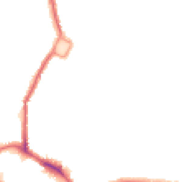Night-time road noise heatmap for BR1 3LQ