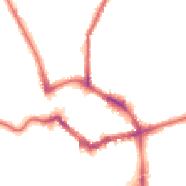 Night-time road noise heatmap for BR1 3NR