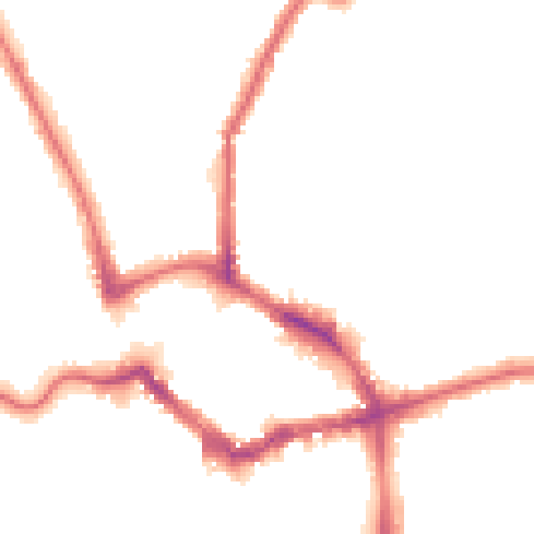 Night-time road noise heatmap for BR1 3NU
