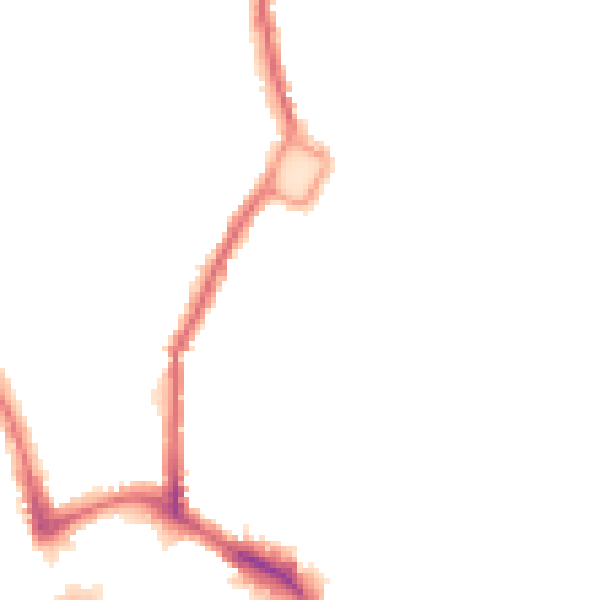 Night-time road noise heatmap for BR1 3PN