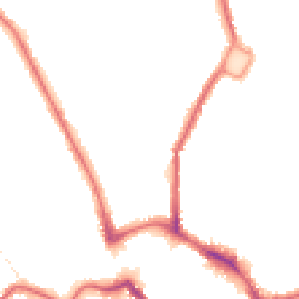 Night-time road noise heatmap for BR1 3QD
