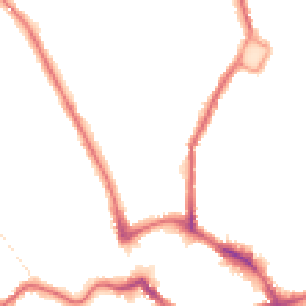 Night-time road noise heatmap for BR1 3RF