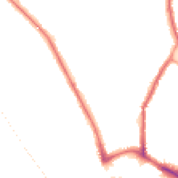 Night-time road noise heatmap for BR1 3TG