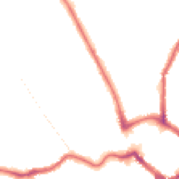 Night-time road noise heatmap for BR1 4AW