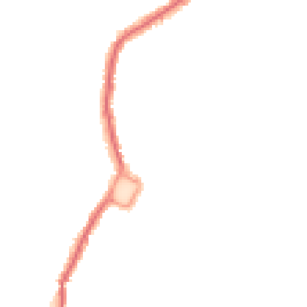 Night-time road noise heatmap for BR1 4DE