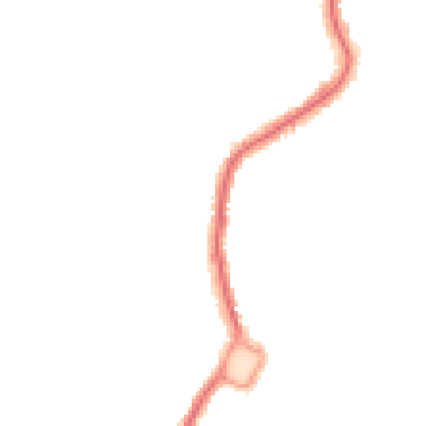 Night-time road noise heatmap for BR1 4DJ