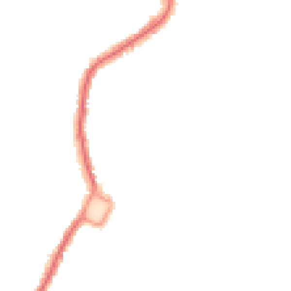 Night-time road noise heatmap for BR1 4DP