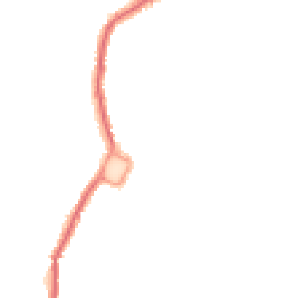 Night-time road noise heatmap for BR1 4DU