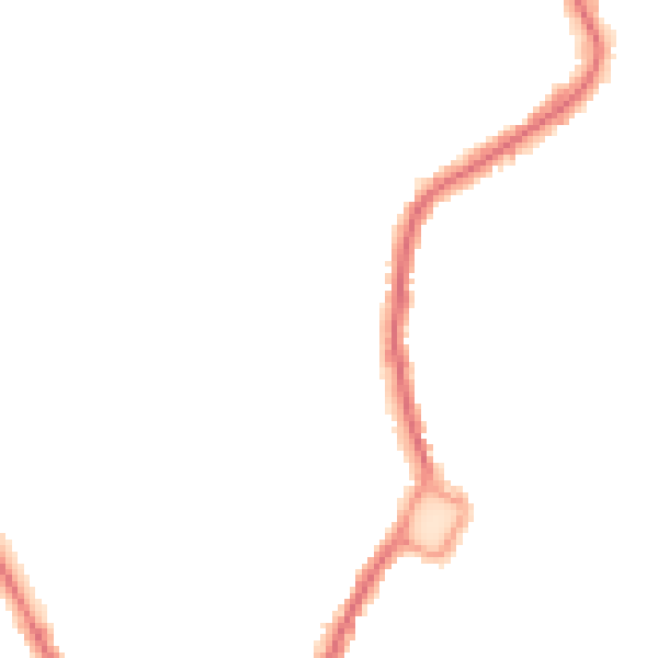 Night-time road noise heatmap for BR1 4DX