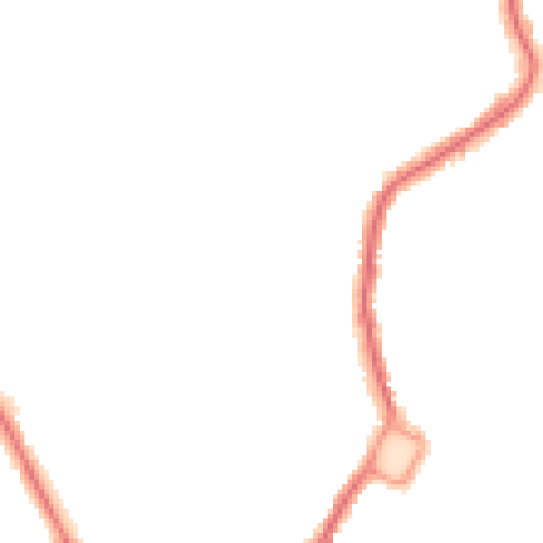 Night-time road noise heatmap for BR1 4EL