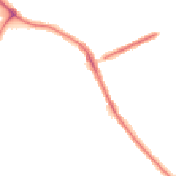 Night-time road noise heatmap for BR1 4LA