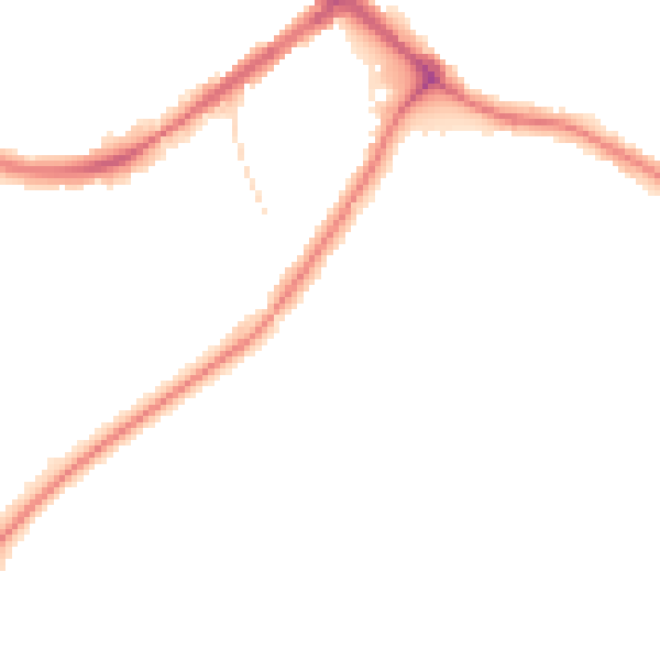 Night-time road noise heatmap for BR1 4LJ