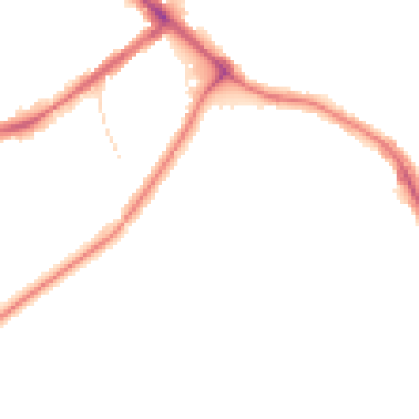 Night-time road noise heatmap for BR1 4LL