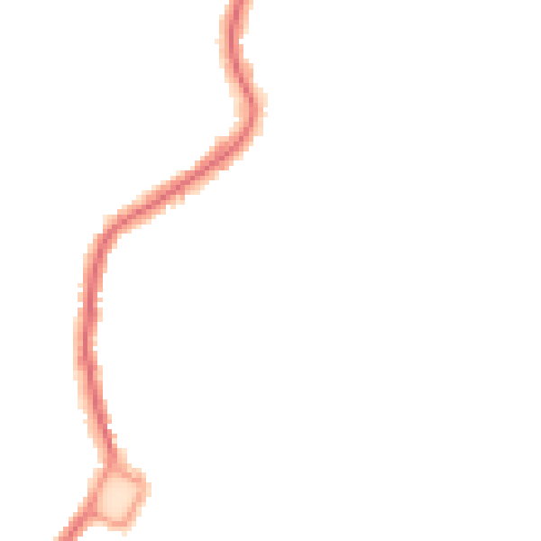 Night-time road noise heatmap for BR1 5AG