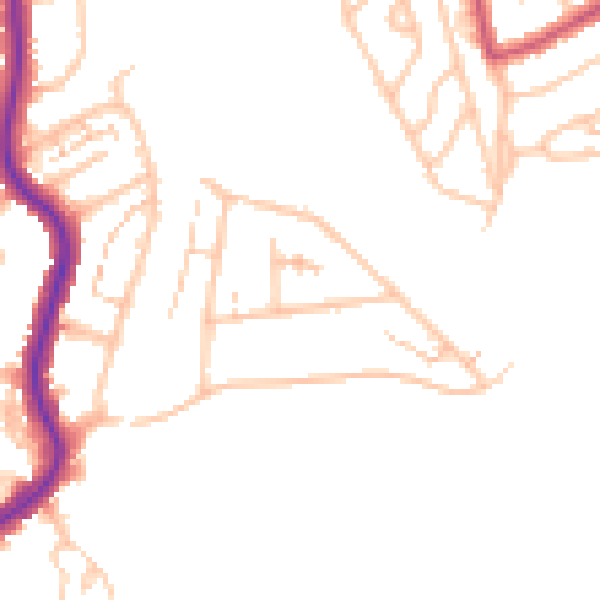 Daytime road noise heatmap for BR1 5BJ