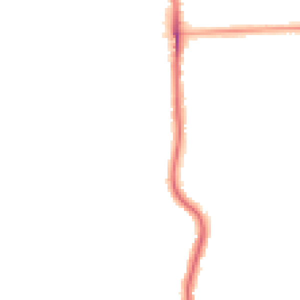 Night-time road noise heatmap for BR1 5DR