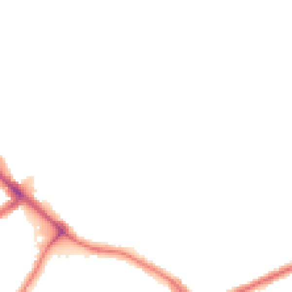 Night-time road noise heatmap for BR1 5FD