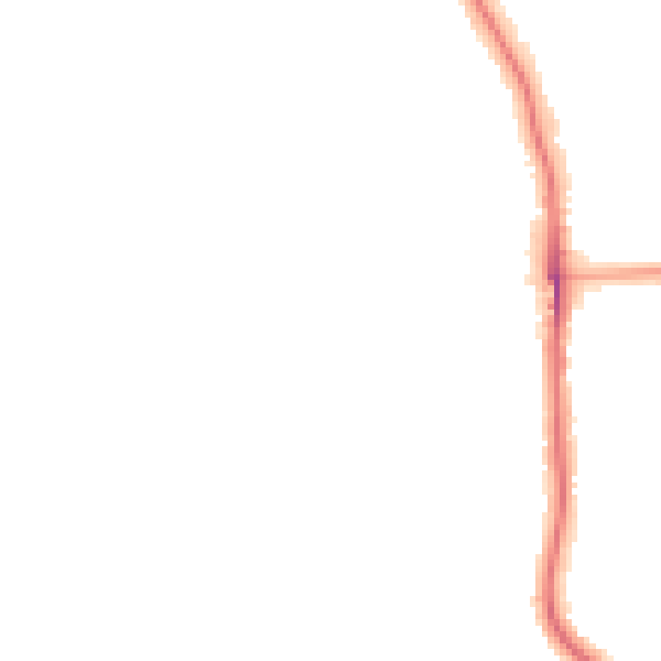 Night-time road noise heatmap for BR1 5HZ