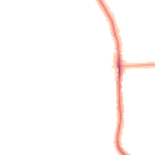 Night-time road noise heatmap for BR1 5LS
