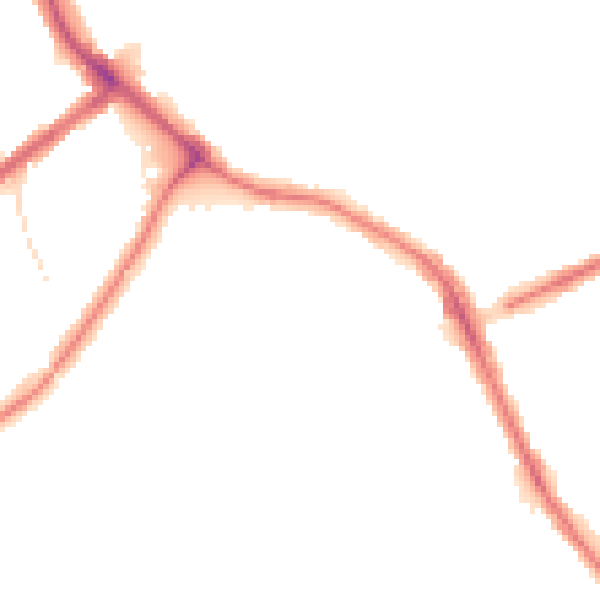 Night-time road noise heatmap for BR1 5QR
