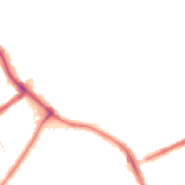 Night-time road noise heatmap for BR1 5RA
