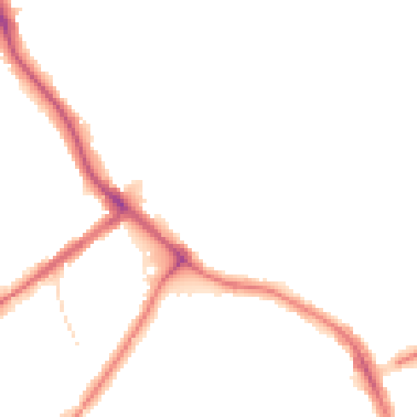 Night-time road noise heatmap for BR1 5RL