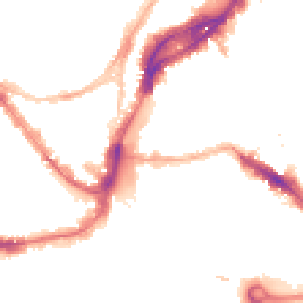 Night-time road noise heatmap for BS1 1RT
