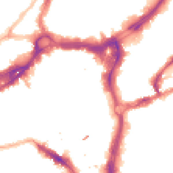 Night-time road noise heatmap for BS1 3DQ