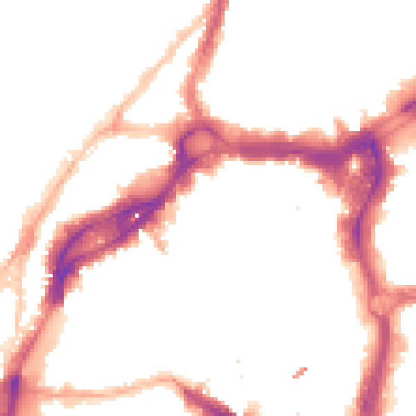 Night-time road noise heatmap for BS1 3JA