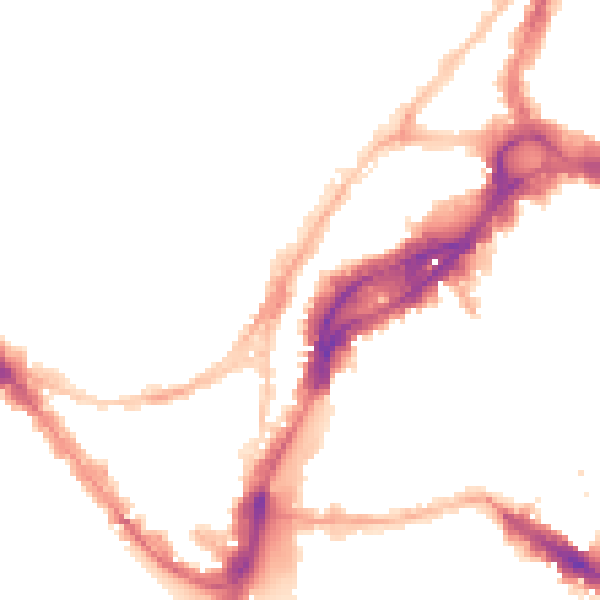 Night-time road noise heatmap for BS1 5BD
