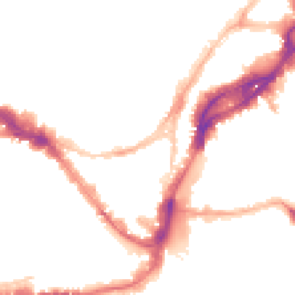 Night-time road noise heatmap for BS1 5BJ