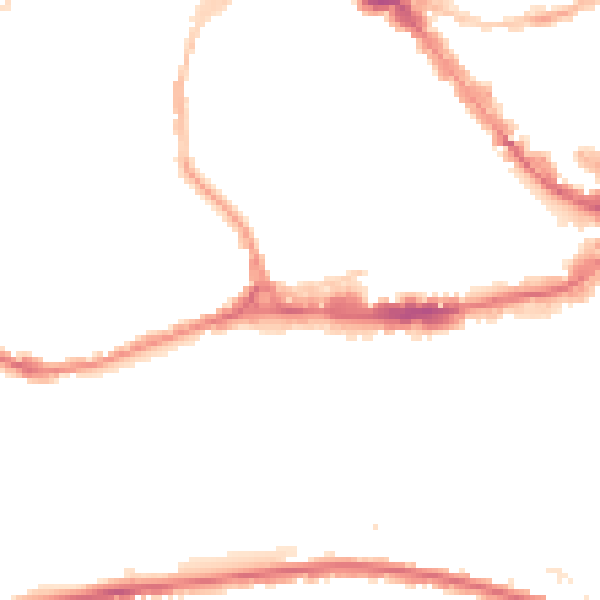 Night-time road noise heatmap for BS1 5UJ