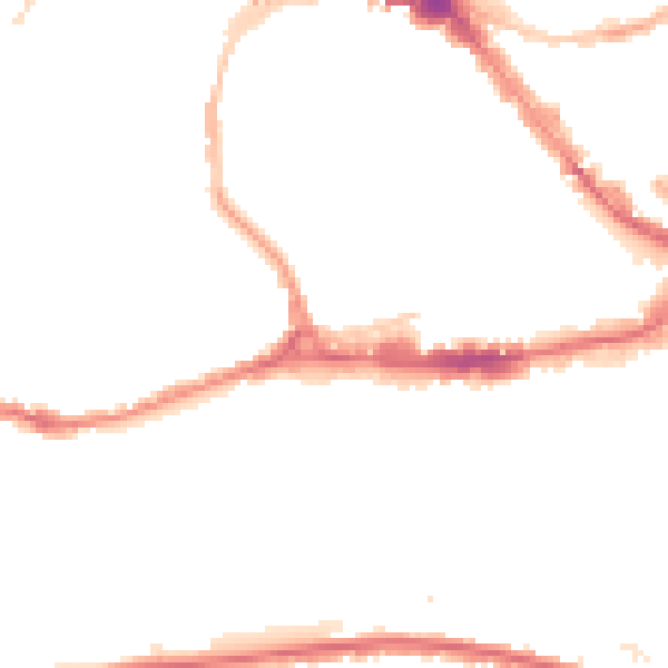Night-time road noise heatmap for BS1 5UW