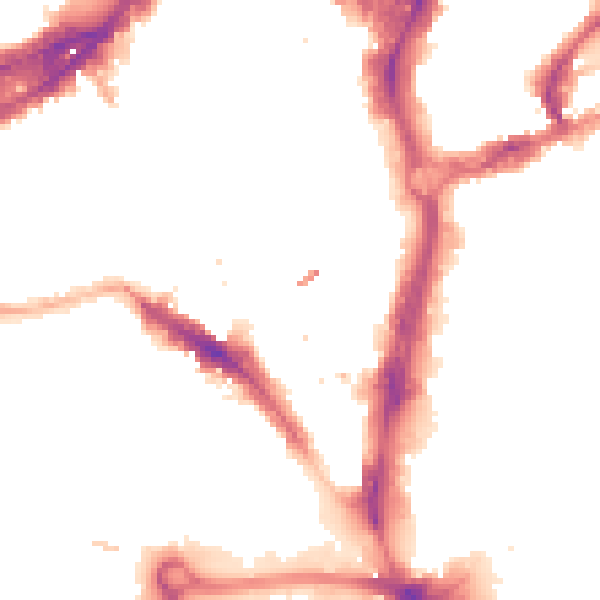 Night-time road noise heatmap for BS1 6FS