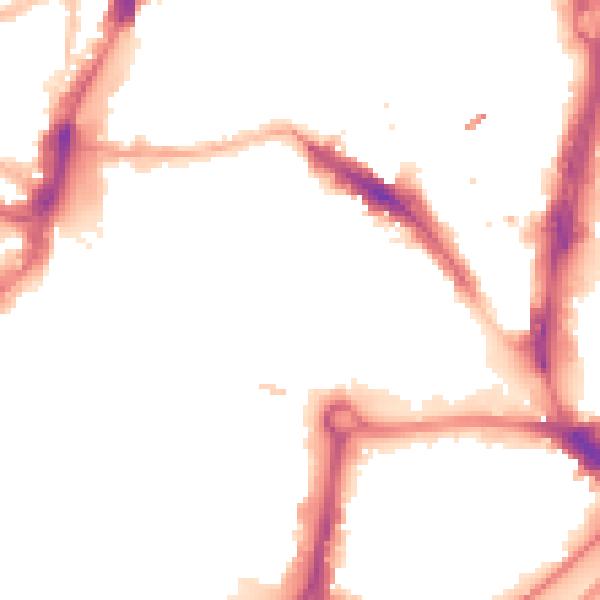 Night-time road noise heatmap for BS1 6HJ