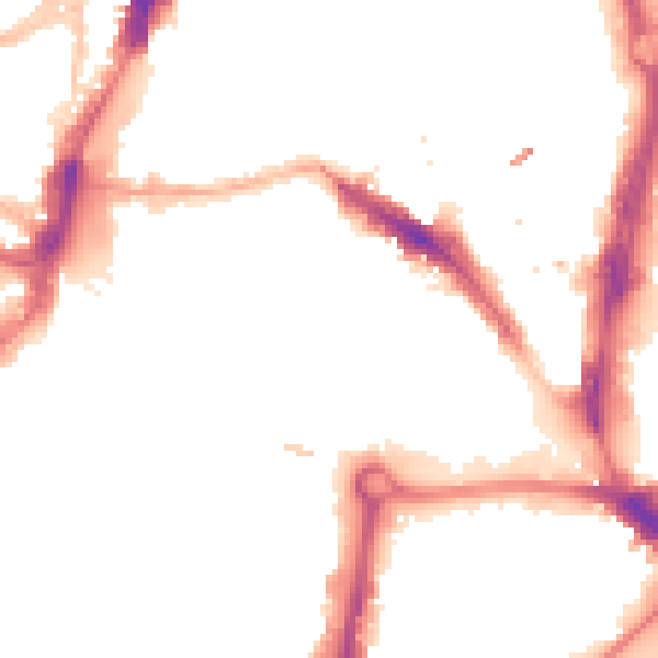 Night-time road noise heatmap for BS1 6HN